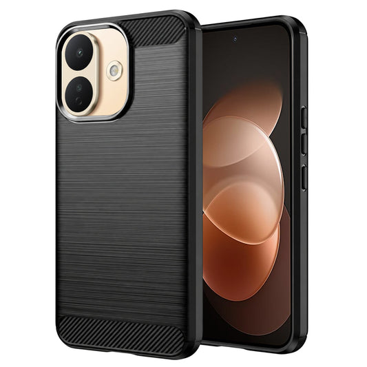 Θήκη για Xiaomi Redmi Note 17 Pro, Techsuit, Carbon, Μαύρο