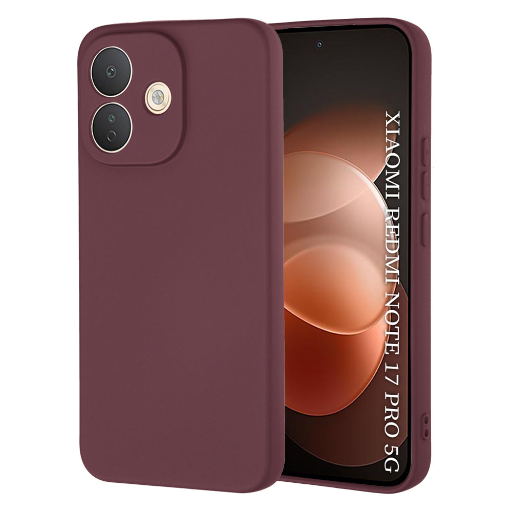 Θήκη για Xiaomi Redmi Note 17 Pro, Techsuit, SoftFlex, Μπορντό