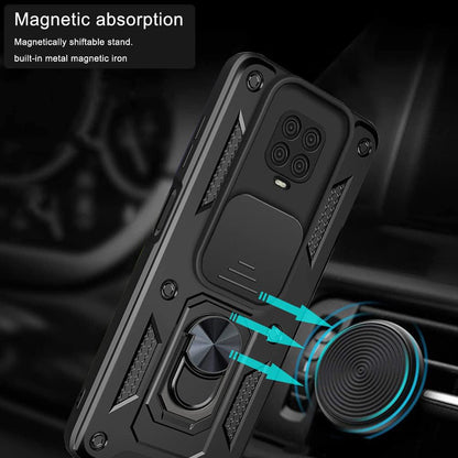 Θήκη για Xiaomi Redmi Note 9S / Note 9 Pro / Note 9 Pro Max, Techsuit, CamShield, Μαύρο