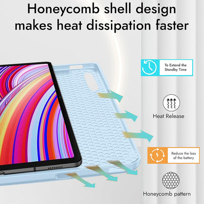 Θήκη για Xiaomi Redmi Pad 2 Pro, Techsuit, Flex Trifold, Μπλε Ναυτικό