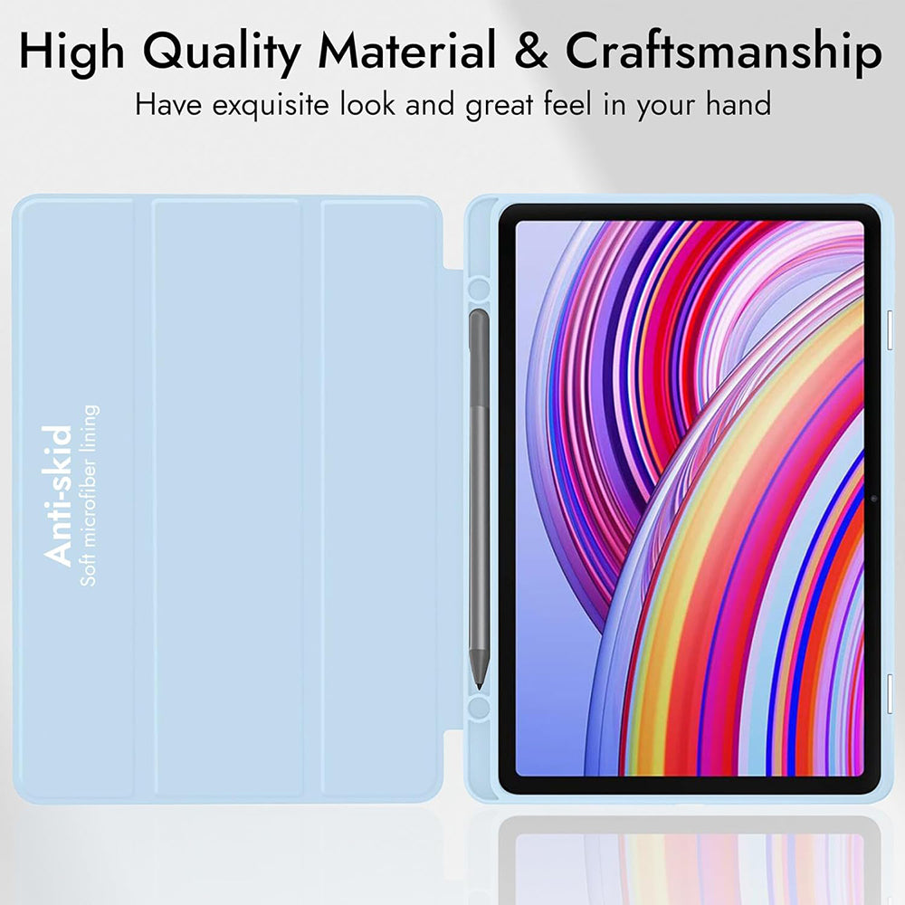 Θήκη για Xiaomi Redmi Pad 2 Pro, Techsuit, Flex Trifold, Ροζ