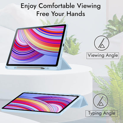 Θήκη για Xiaomi Redmi Pad Pro / Pad / Pad Pro 5G, Techsuit, Flex Trifold, Μπλε σκούρο