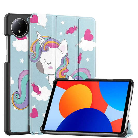 Θήκη για Xiaomi Redmi Pad SE 8.7, Techsuit, FoldPro Unicorn, Πολύχρωμο