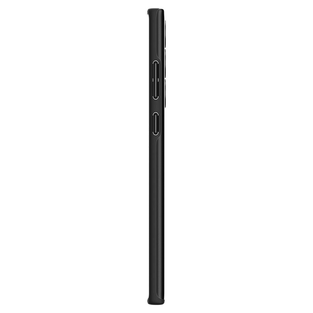 Θήκη για Samsung Galaxy S22 Ultra 5G S908, Spigen, λεπτή εφαρμογή, μαύρο ACS03911