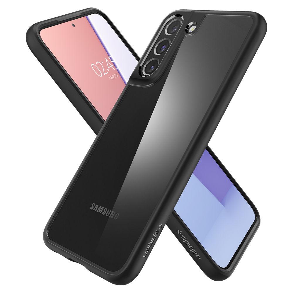 Θήκη για Samsung Galaxy S22 5G S901, Spigen, Ultra Hybrid Matte, Μαύρο ACS03989