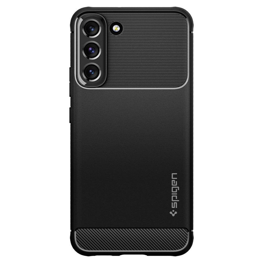 Θήκη για Samsung Galaxy S22 5G S901, Spigen, Rugged Armor, μαύρο ACS03986