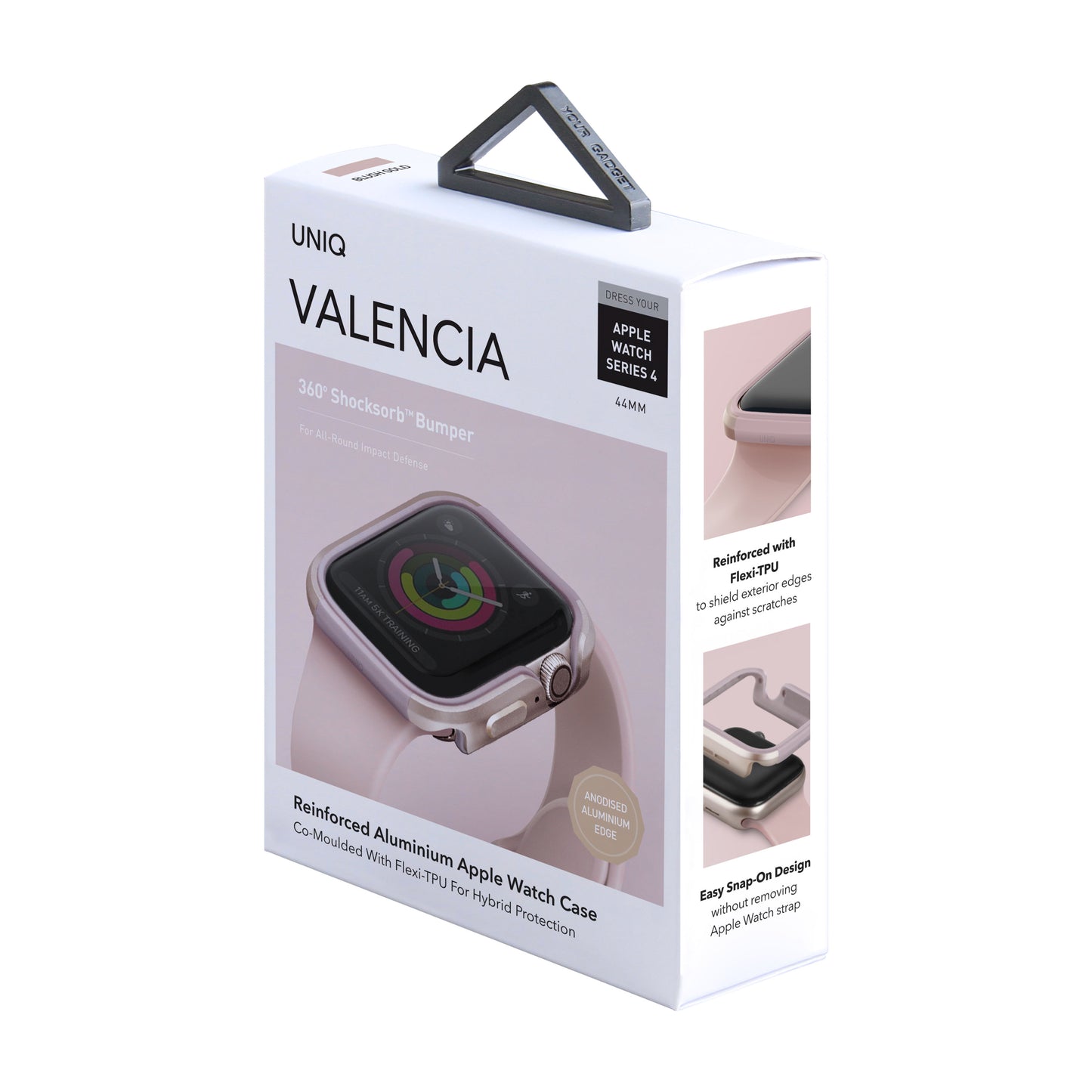 Θήκη UNIQ Valencia για Apple Watch 44mm Series, ροζ