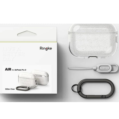 Θήκη Ringke Air Glitter για Apple AirPods 3, Διάφανη