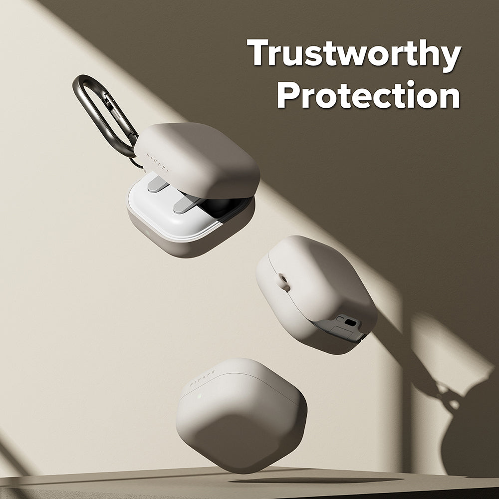 Θήκη Ringke για Samsung Galaxy Buds 4 Pro, Κρεμ