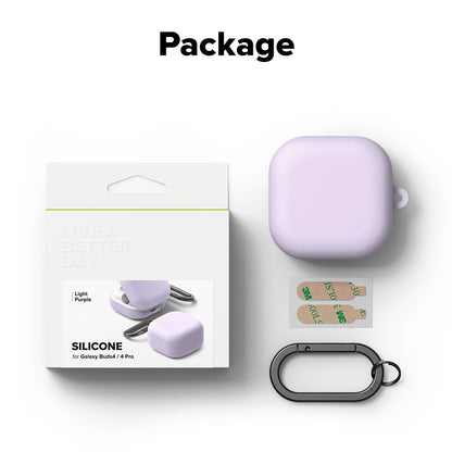 Θήκη Ringke για Samsung Galaxy Buds 4 Pro, Ανοιχτό Μωβ