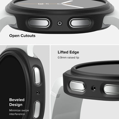 Θήκη Ringke Slim για Samsung Galaxy Watch8 44mm, Σετ 2 τεμάχια, Μαύρο Ματ