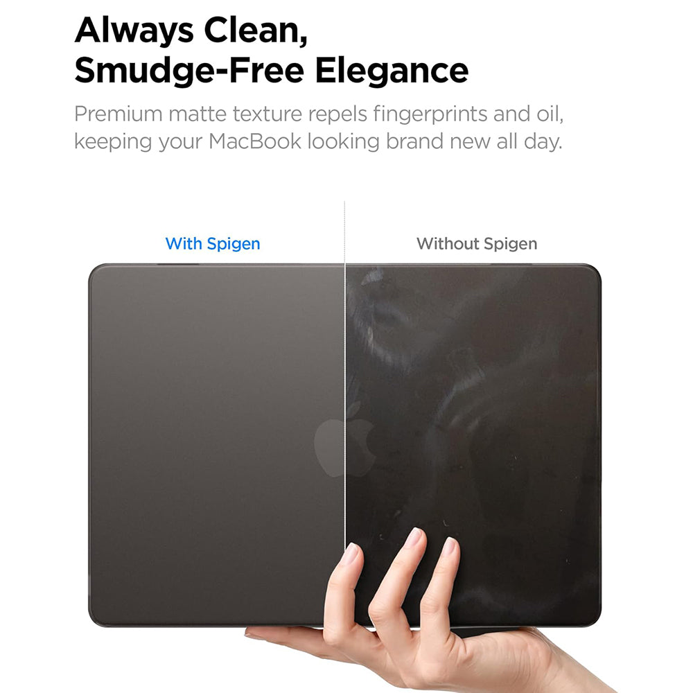 Spigen Airskin Case for Apple MacBook Air 13inch (2026) / (2025) / (2024) / (2022), Satin Black ACS11531