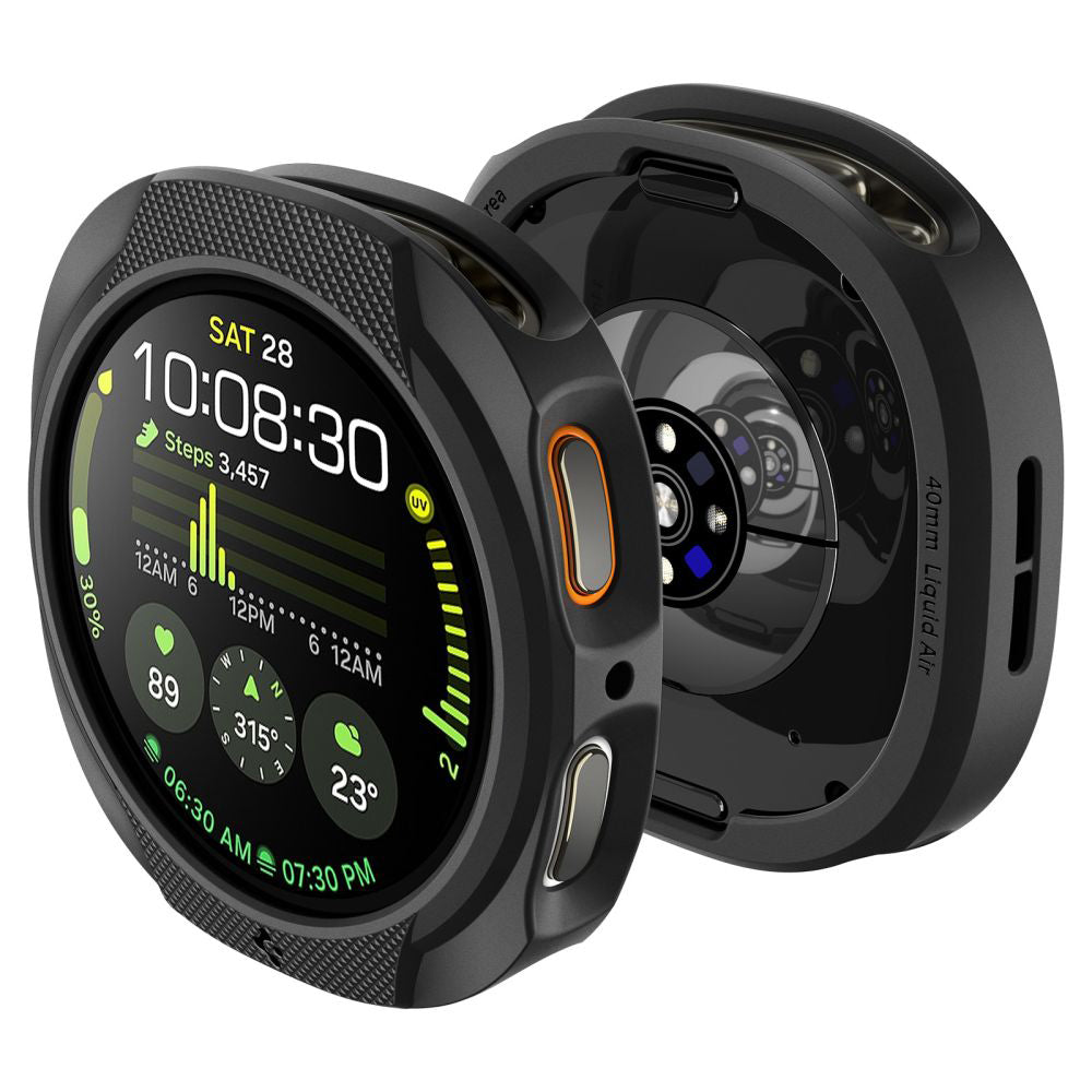 Θήκη Spigen Liquid Air για Samsung Galaxy Watch8 40mm, Ματ Μαύρη ACS09840