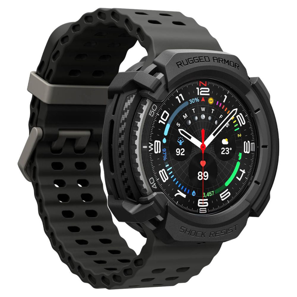 Θήκη Spigen Liquid Air για Samsung Galaxy Watch8 Classic, Ματ Μαύρη ACS09841