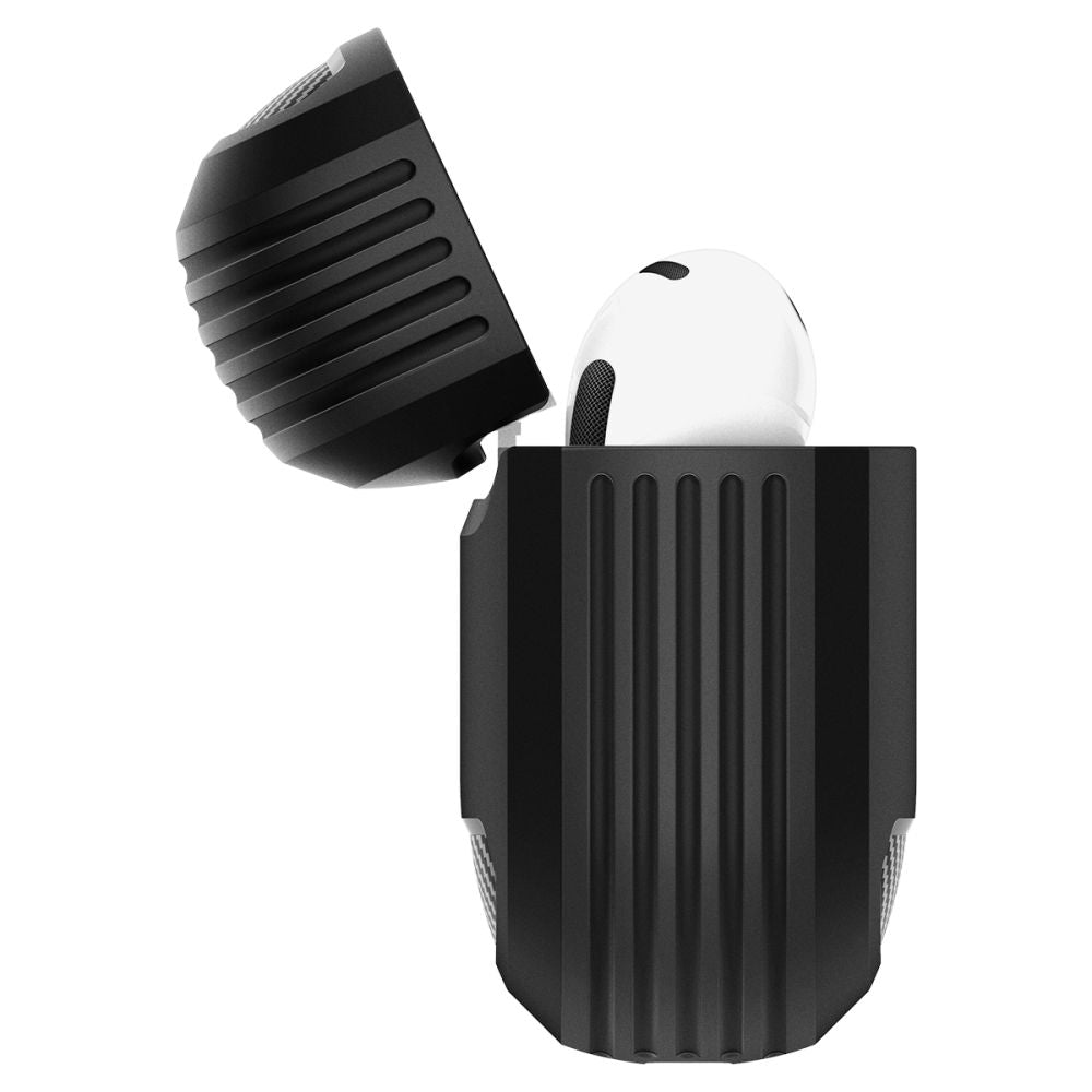 Θήκη Spigen Rugged Armor για Apple AirPods 4, Ματ Μαύρη