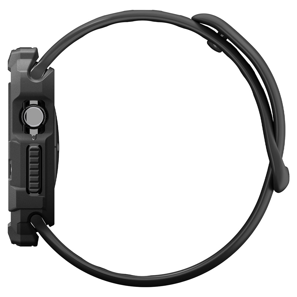 Θήκη Spigen Rugged Armor για Apple Watch Series 12 42mm, Μαύρη Ματ ACS11877