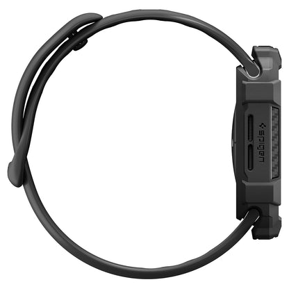 Θήκη Spigen Rugged Armor για Apple Watch Series 12 42mm, Μαύρη Ματ ACS11877