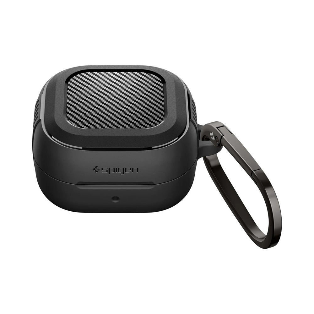 Θήκη Spigen Rugged Armor για Samsung Galaxy Buds4 / Buds4 Pro, Ματ Μαύρη ACS11200