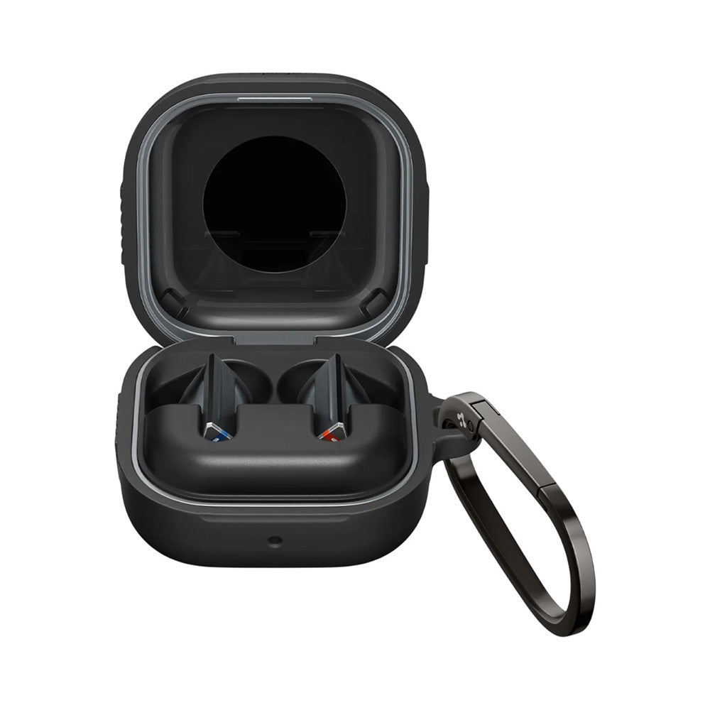 Θήκη Spigen Rugged Armor για Samsung Galaxy Buds4 / Buds4 Pro, Ματ Μαύρη ACS11200