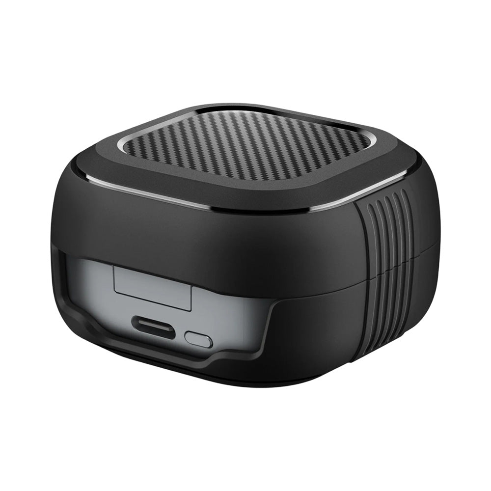 Θήκη Spigen Rugged Armor για Samsung Galaxy Buds4 / Buds4 Pro, Ματ Μαύρη ACS11200