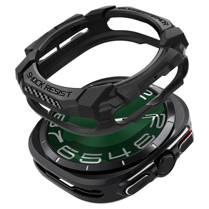 Θήκη Spigen Rugged Armor για Samsung Galaxy Watch Ultra, Μαύρη