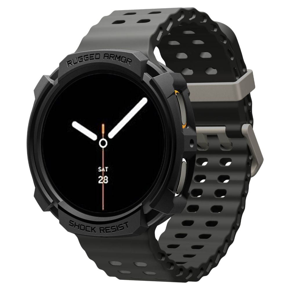 Θήκη Spigen Rugged Armor για Samsung Galaxy Watch8 40mm, Μαύρη ACS10004