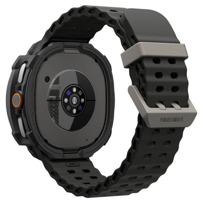 Θήκη Spigen Rugged Armor για Samsung Galaxy Watch8 Classic, Ματ Μαύρη ACS10012