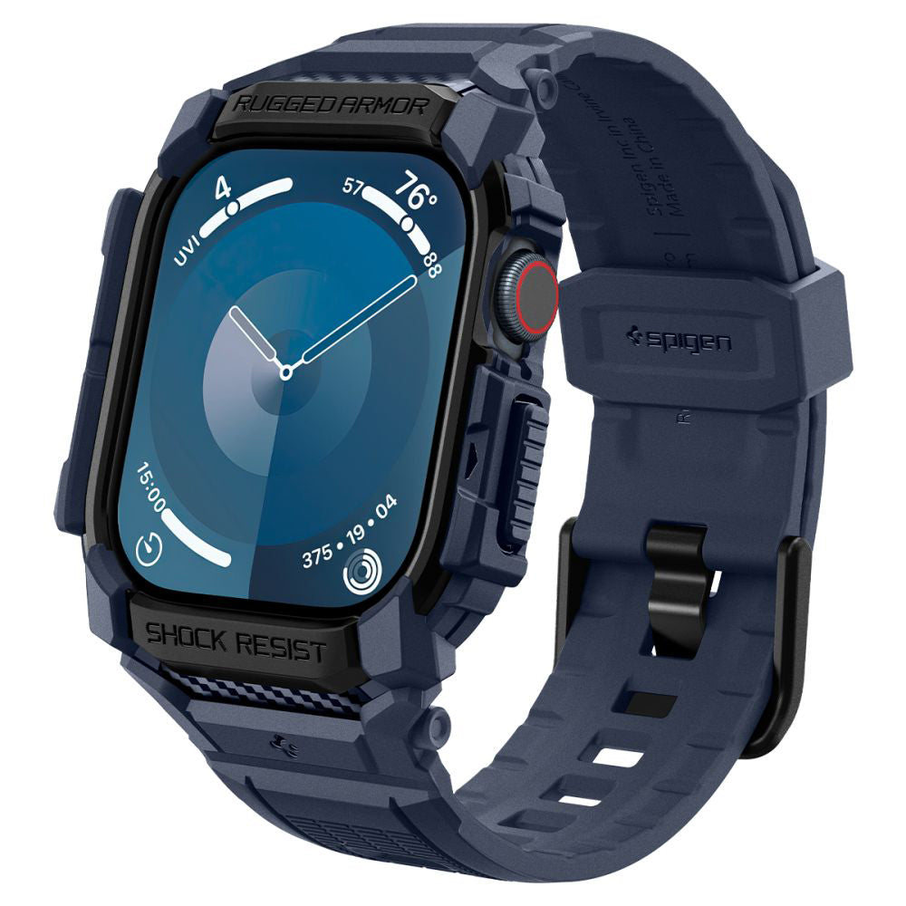 Θήκη Spigen Rugged Armor Pro για Apple Watch Series 10 / 11 46mm, Μπλε Ναυτικό