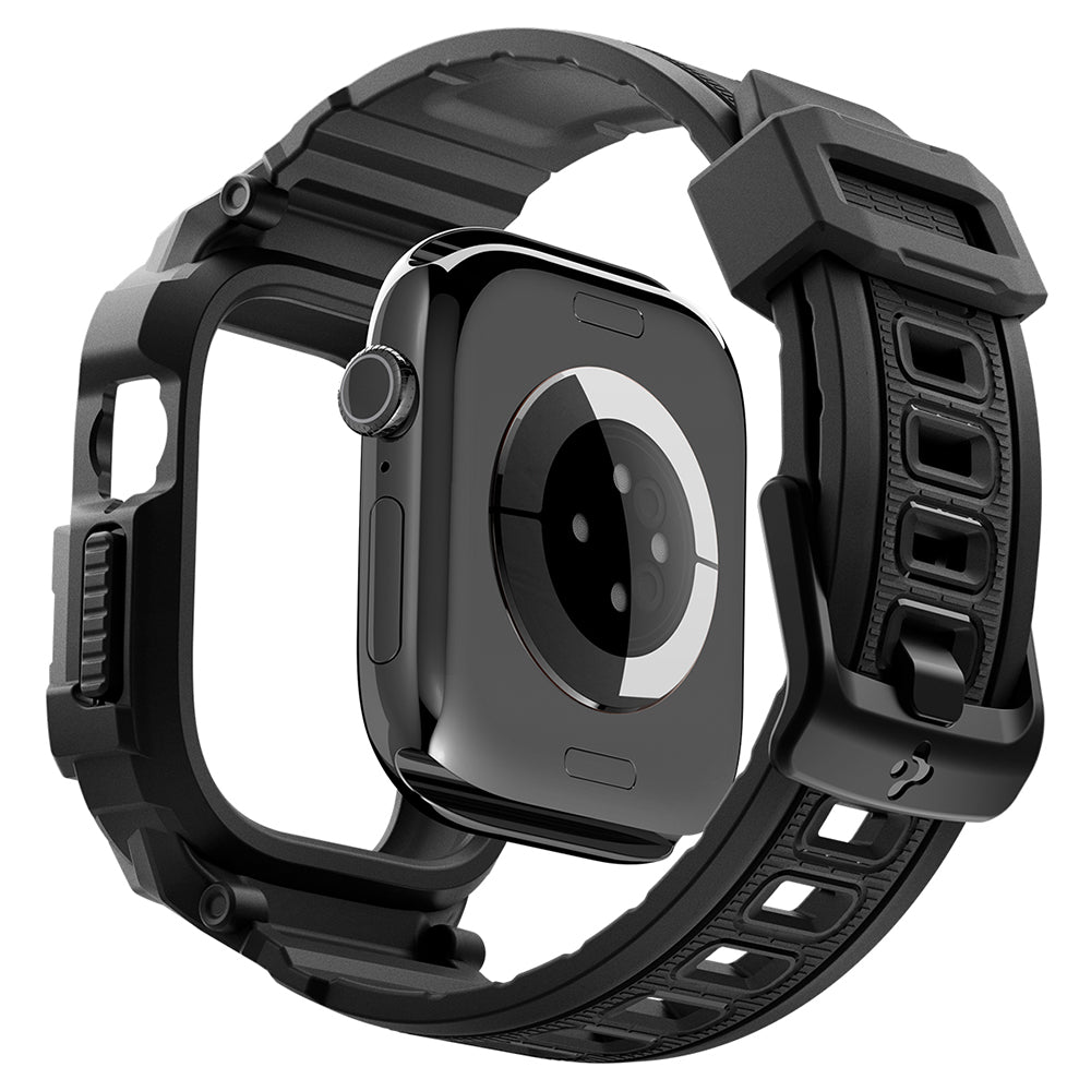 Θήκη Spigen Rugged Armor Pro για Apple Watch Series 12 42mm, Μαύρο Ματ ACS11883