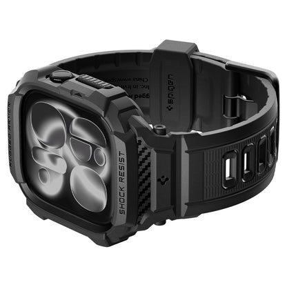 Θήκη Spigen Rugged Armor Pro για Apple Watch Series 12 46mm, Μαύρο Ματ ACS11894