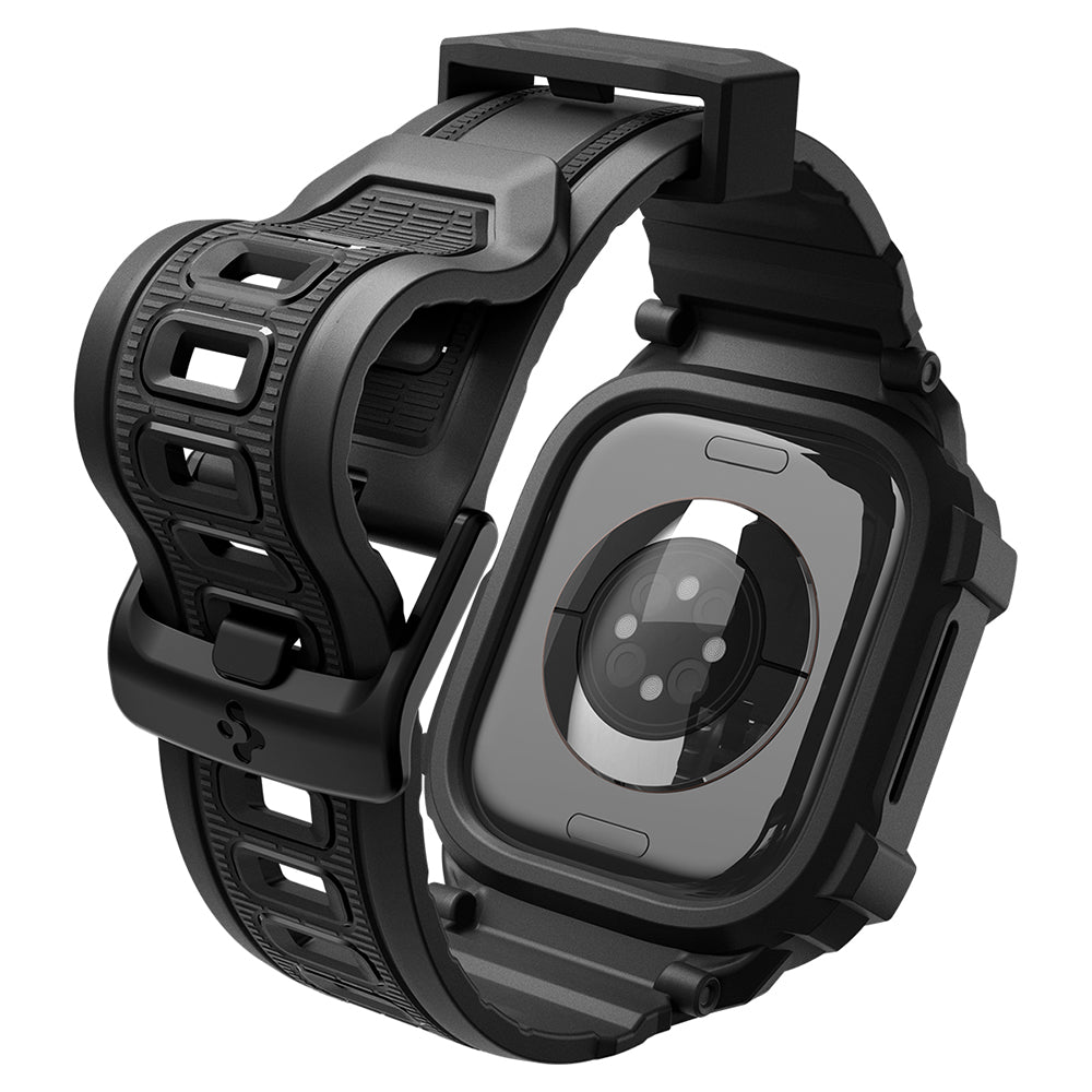 Θήκη Spigen Rugged Armor Pro για Apple Watch Series 12 46mm, Μαύρο Ματ ACS11894