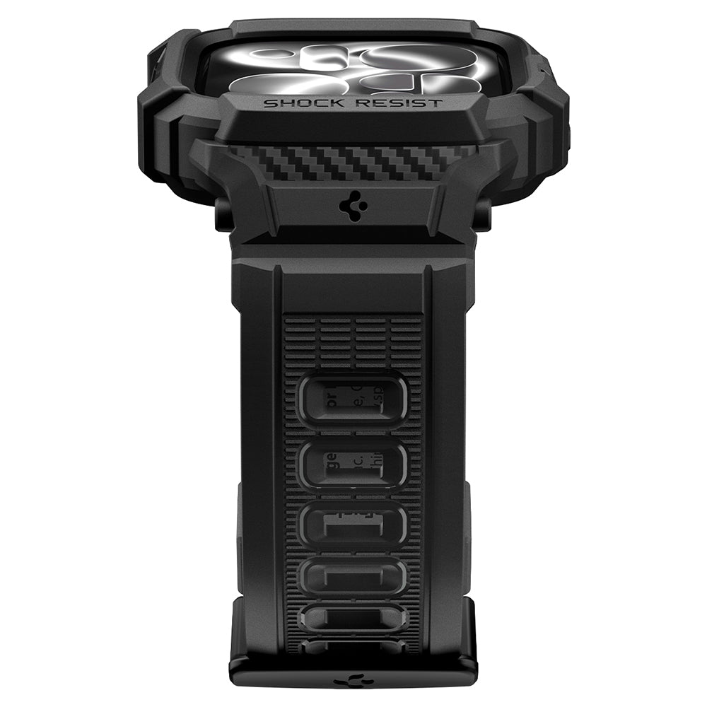 Θήκη Spigen Rugged Armor Pro για Apple Watch Series 12 46mm, Μαύρο Ματ ACS11894