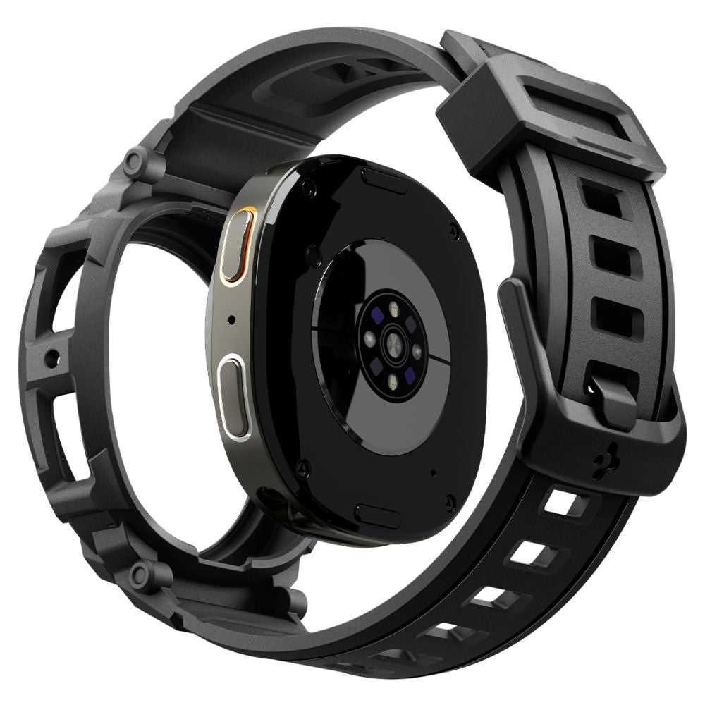 Θήκη Spigen Rugged Armor Pro για Samsung Galaxy Watch8 40mm, Ματ Μαύρη ACS10005