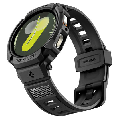 Θήκη Spigen Rugged Armor Pro για Samsung Galaxy Watch8 40mm, Ματ Μαύρη ACS10005