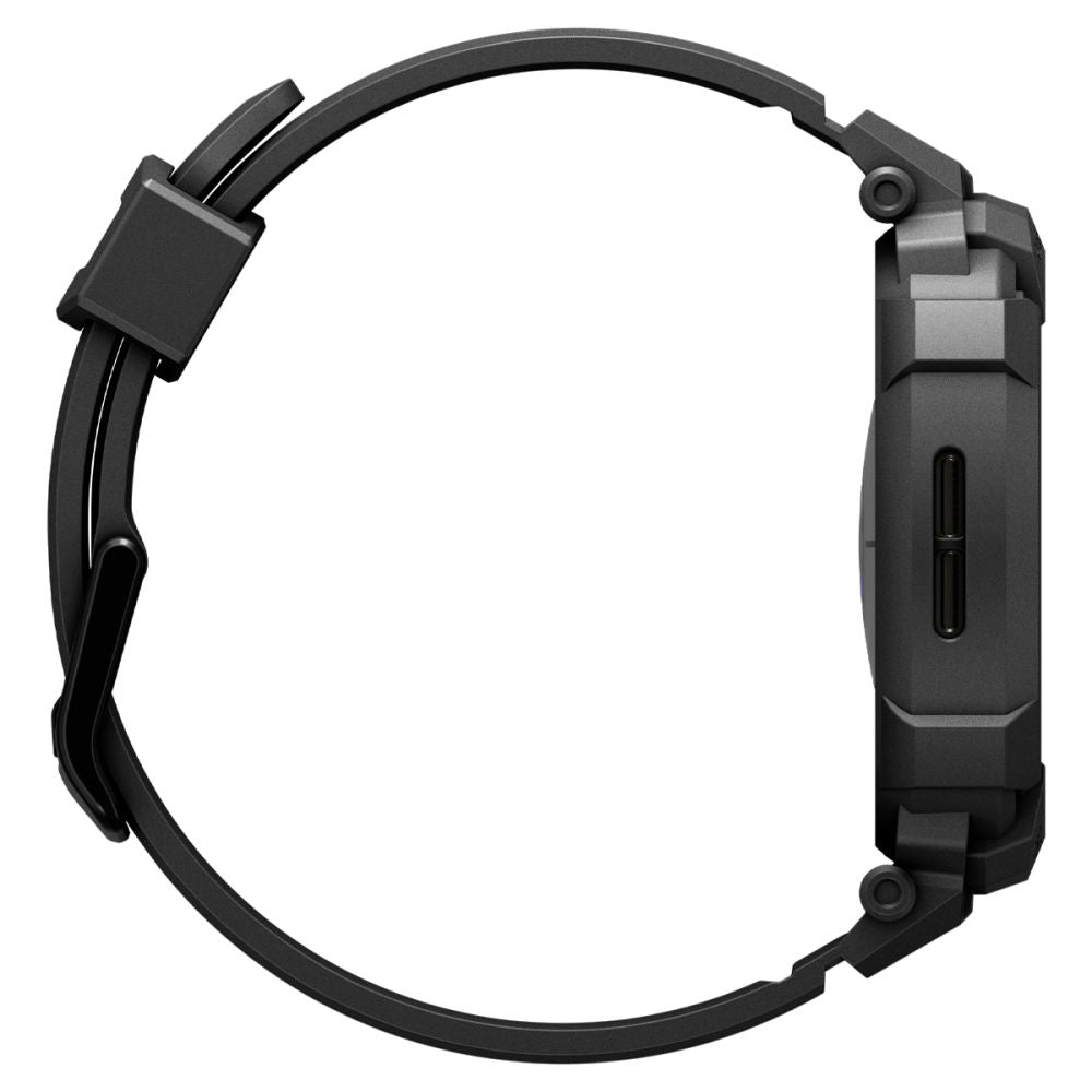 Θήκη Spigen Rugged Armor Pro για Samsung Galaxy Watch8 40mm, Ματ Μαύρη ACS10005