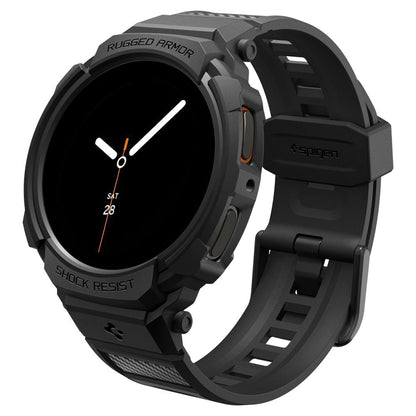 Θήκη Spigen Rugged Armor Pro για Samsung Galaxy Watch8 44mm, Μαύρη ACS10007