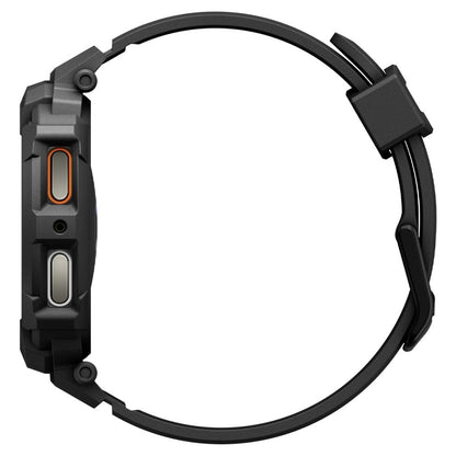 Θήκη Spigen Rugged Armor Pro για Samsung Galaxy Watch8 44mm, Μαύρη ACS10007