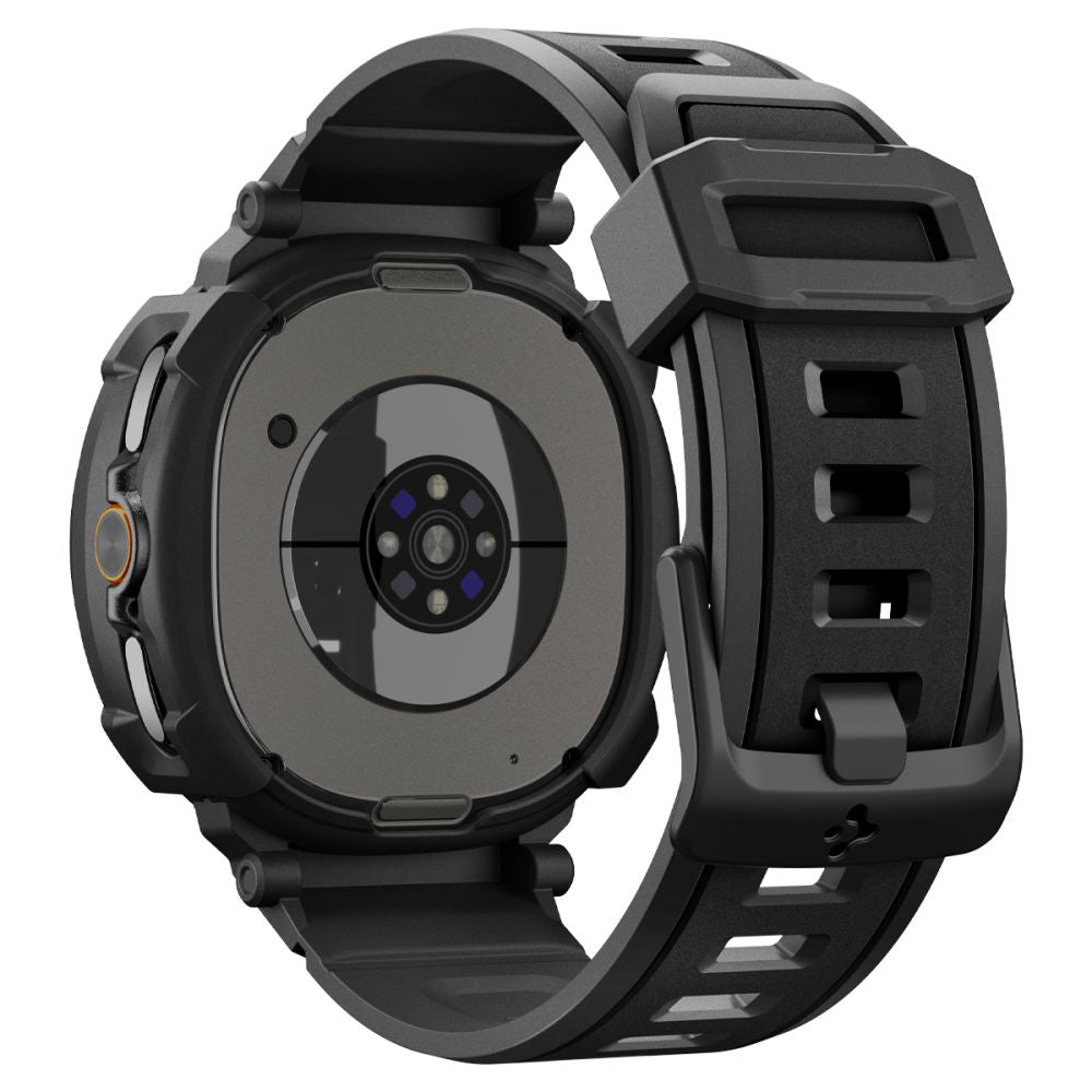 Θήκη Spigen Rugged Armor Pro για Samsung Galaxy Watch8 Classic, Ματ Μαύρη ACS10013