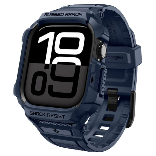 Θήκη Spigen Rugged Armor Pro V2 για Apple Watch Series 10 / 11 42mm, Μπλε Ναυτικό ACS10495