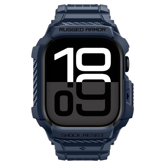 Θήκη Spigen Rugged Armor Pro V2 για Apple Watch Series 10 / 11 42mm, Μπλε Ναυτικό ACS10495
