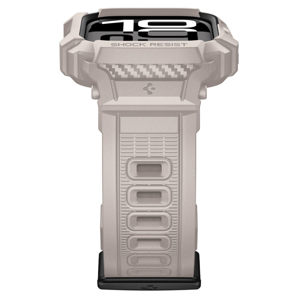 Θήκη Spigen Rugged Armor Pro V2 για Apple Watch Series 10 / 11 46mm, Μπεζ ACS10506
