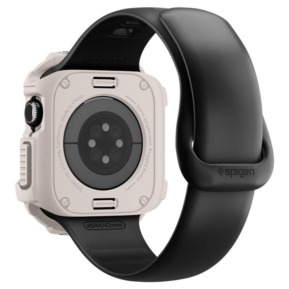 Θήκη Spigen Rugged Armor V2 για Apple Watch Series 10 / 11 42mm, Μπεζ