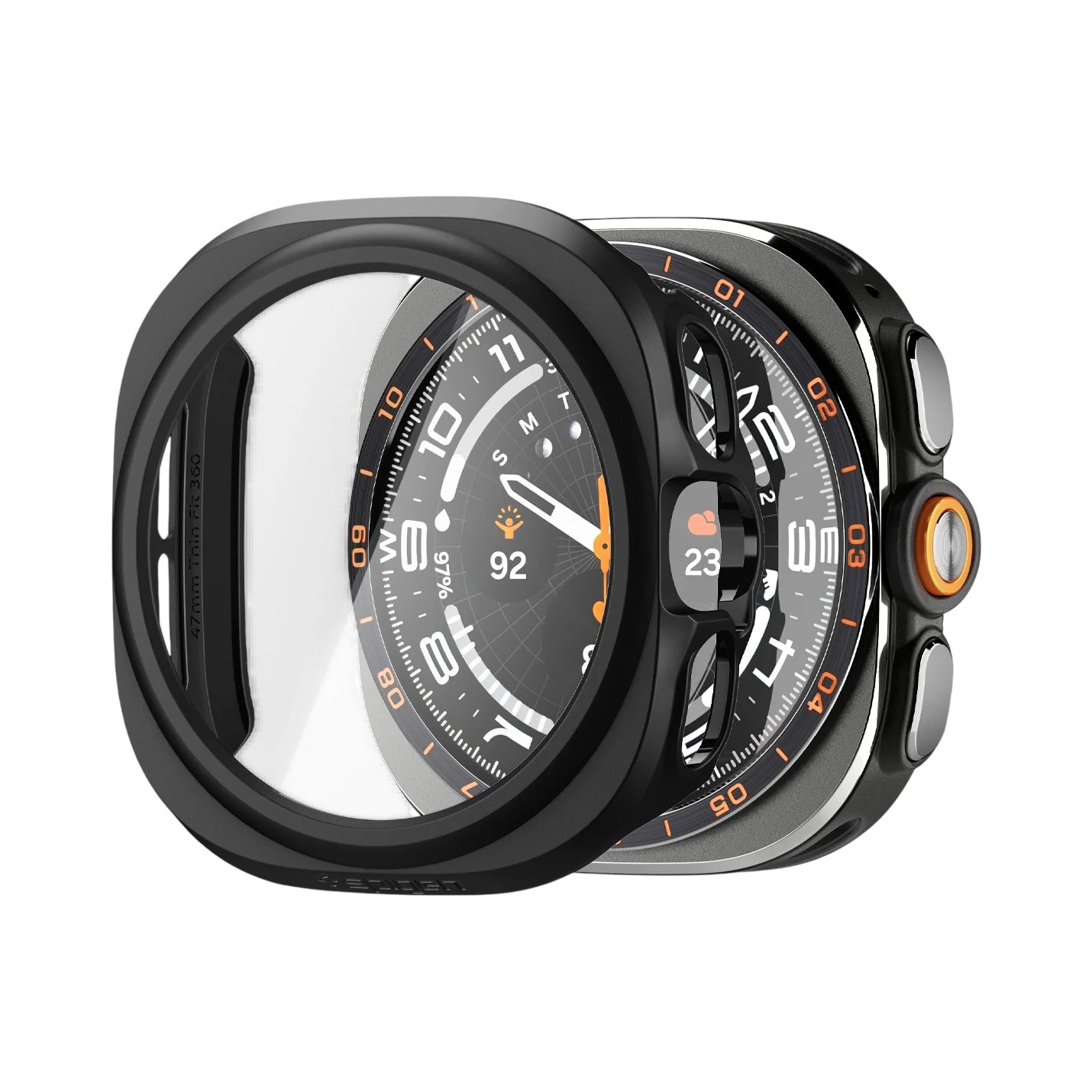 Θήκη Spigen Thin Fit 360 για Samsung Galaxy Watch Ultra2, Μαύρη ACS11609