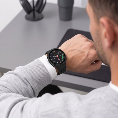 Θήκη Tech-Protect Defense για Samsung Galaxy Watch 9 / Watch8 44mm, Σετ 2 τεμάχια, Μαύρο / Διαφανές