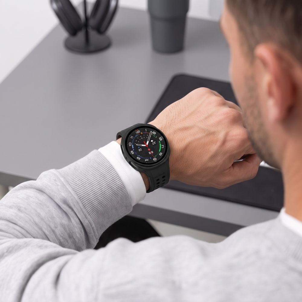 Θήκη Tech-Protect Defense για Samsung Galaxy Watch9 / Watch8 40mm, Σετ 2 τεμαχίων, Μαύρο / Διαφανές