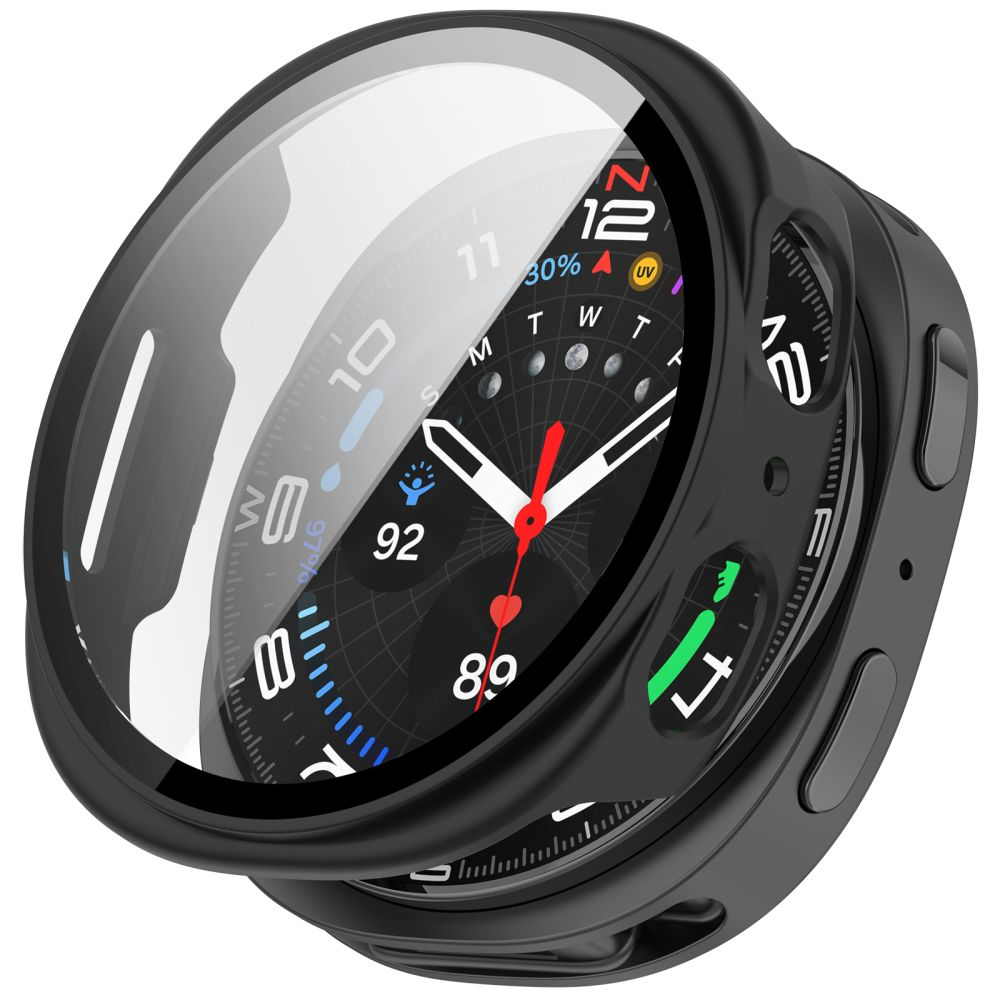 Θήκη Tech-Protect Defense για Samsung Galaxy Watch 9 / Watch8 44mm, Σετ 2 τεμάχια, Μαύρο / Διαφανές