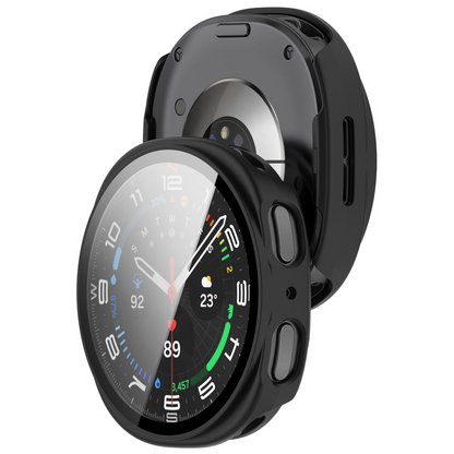 Θήκη Tech-Protect Defense για Samsung Galaxy Watch9 / Watch8 40mm, Σετ 2 τεμαχίων, Μαύρο / Διαφανές