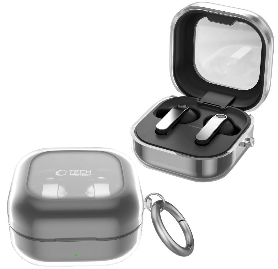 Θήκη Tech-Protect Flexair για Samsung Galaxy Buds4 / Buds4 Pro, Διαφανής