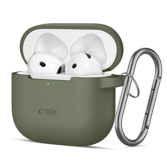 Θήκη Tech-Protect Silicone Hook για Apple AirPods 4, Πράσινη