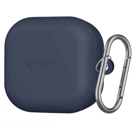 Θήκη Tech-Protect Silicone Hook για Samsung Galaxy Buds4 / Buds4 Pro, Μπλε Ναυτικό